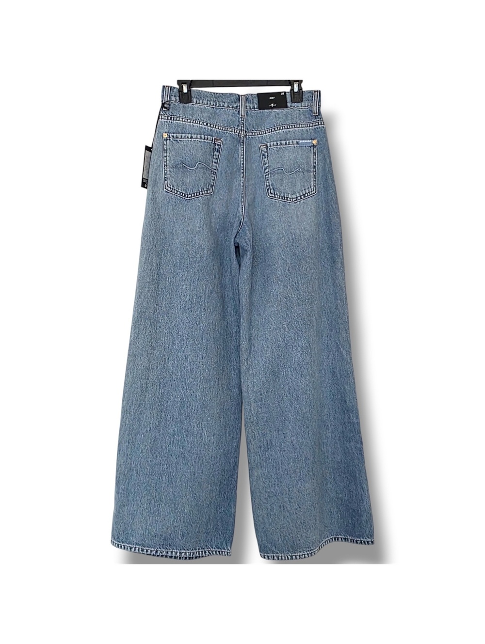 7 For All Mankind Women’s Size: 27 Zoey Wide-Leg Jeans - Picture 2 of 7